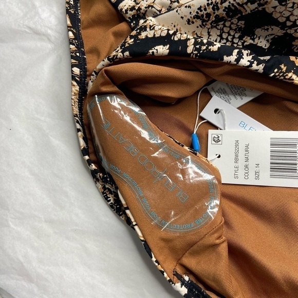 Bleu Rod Betty Animal Print Bikini Bottom Size 14 - Picture 6 of 9